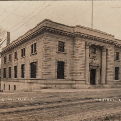 N Scale Historic Meriden Post Office (1909) – Ready-Built Beaux-Arts Miniature for Model Railroad Layouts & Dioramas