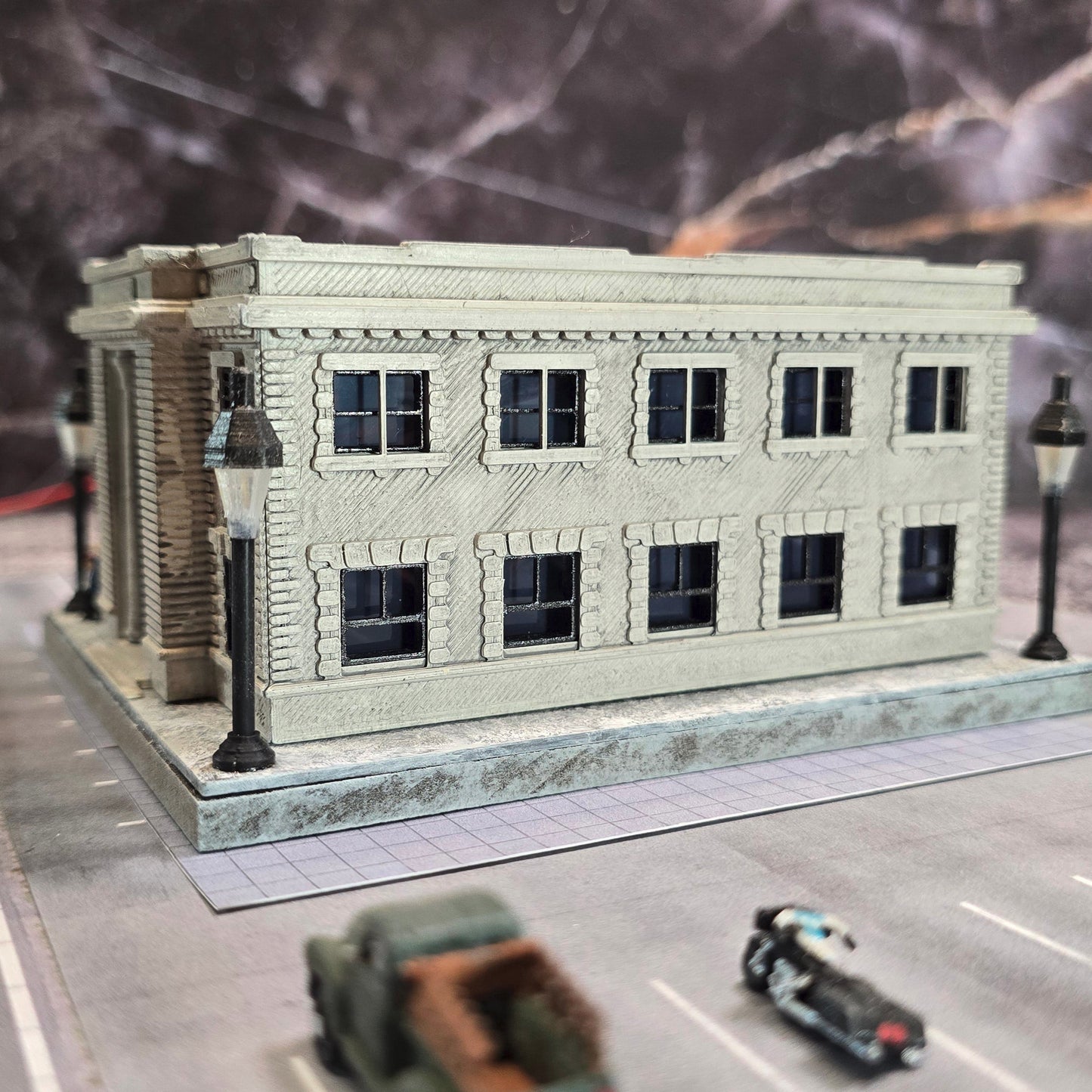 N Scale Historic Meriden Post Office (1909) – Ready-Built Beaux-Arts Miniature for Model Railroad Layouts & Dioramas
