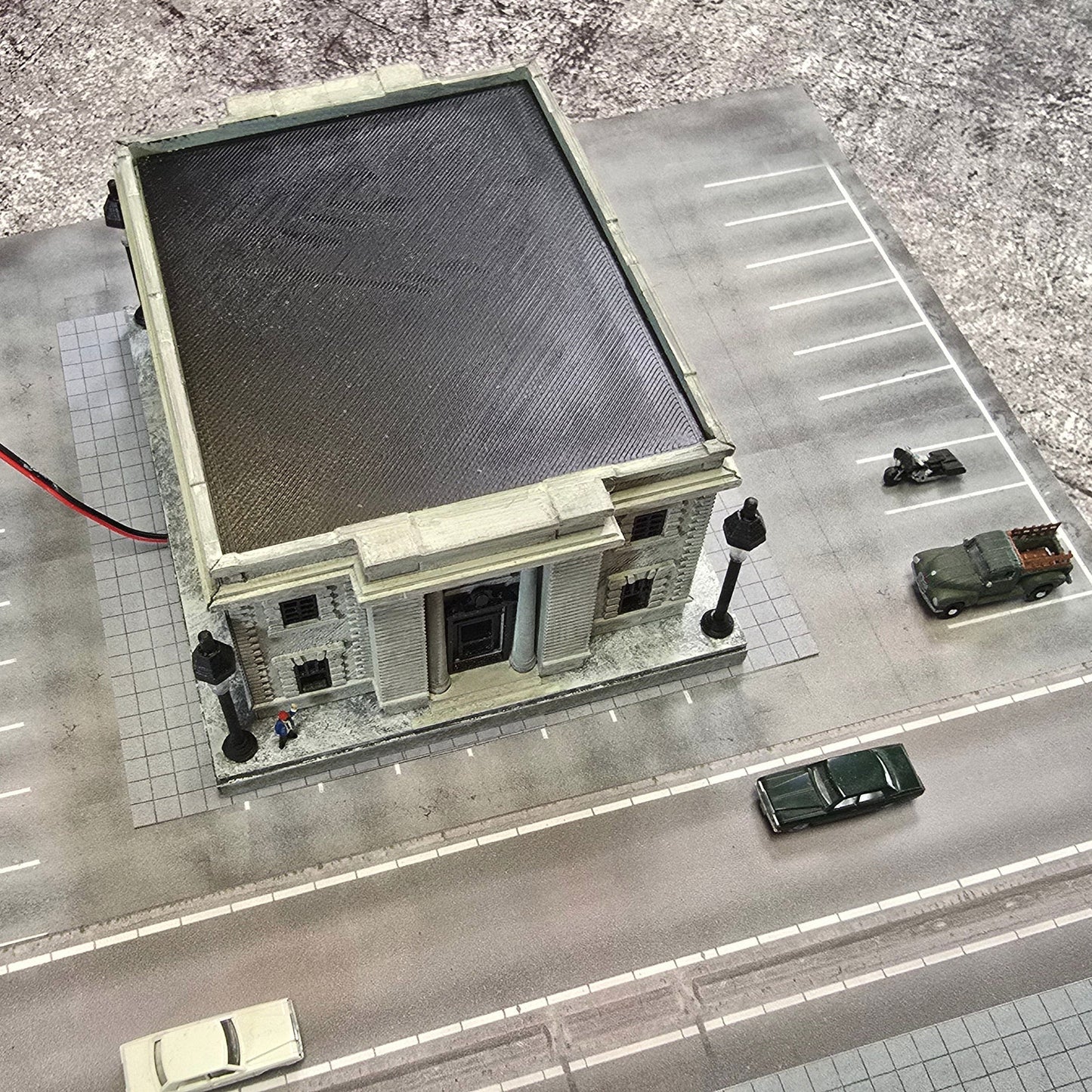 N Scale Historic Meriden Post Office (1909) – Ready-Built Beaux-Arts Miniature for Model Railroad Layouts & Dioramas