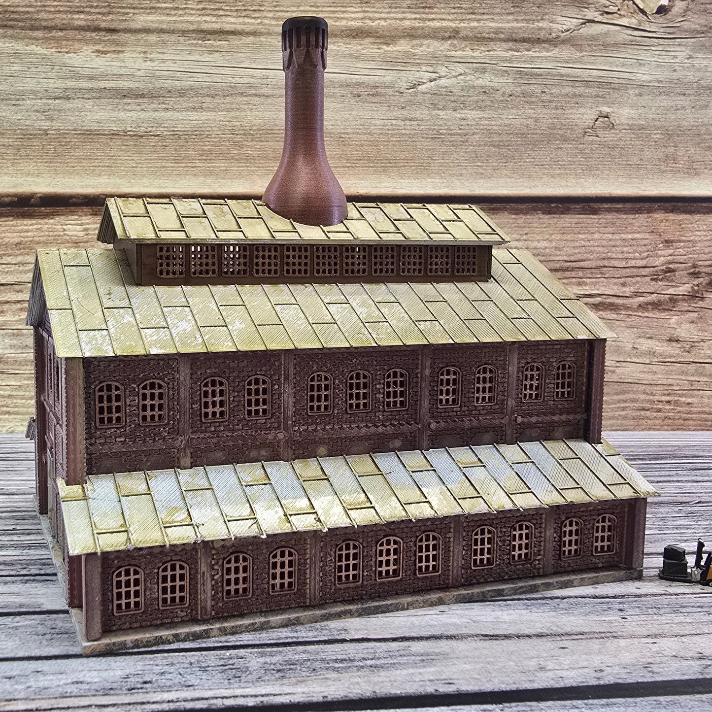N Scale Jeannette Glass Factory Kit – 3D Printed Industrial Landmark | Resin & PLA | Dioramas, Layouts, Miniatures