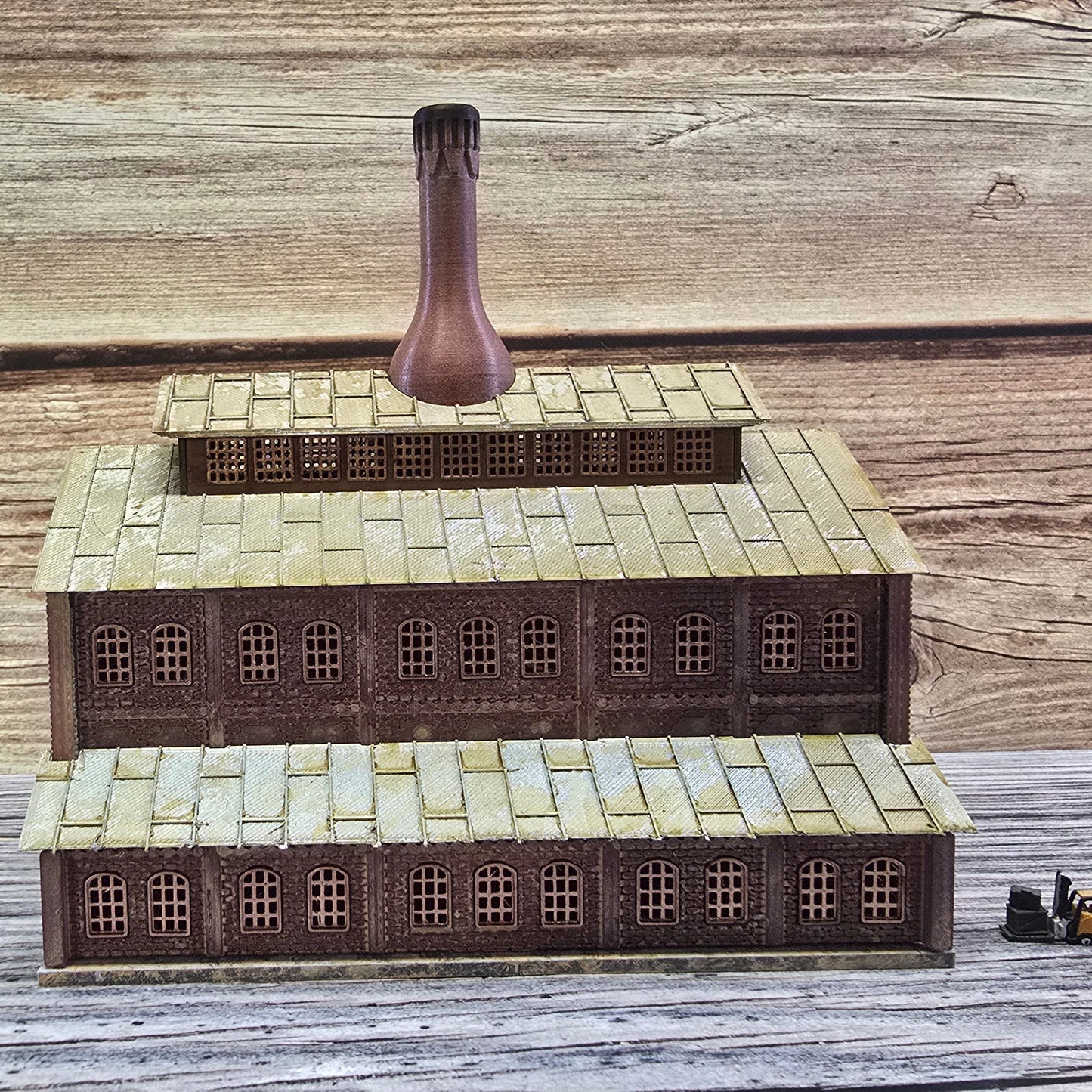 N Scale Jeannette Glass Factory Kit – 3D Printed Industrial Landmark | Resin & PLA | Dioramas, Layouts, Miniatures