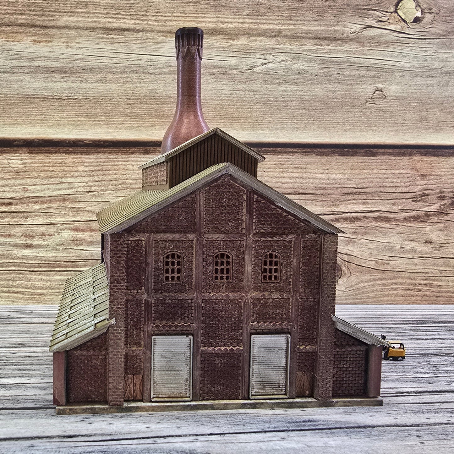 N Scale Jeannette Glass Factory Kit – 3D Printed Industrial Landmark | Resin & PLA | Dioramas, Layouts, Miniatures