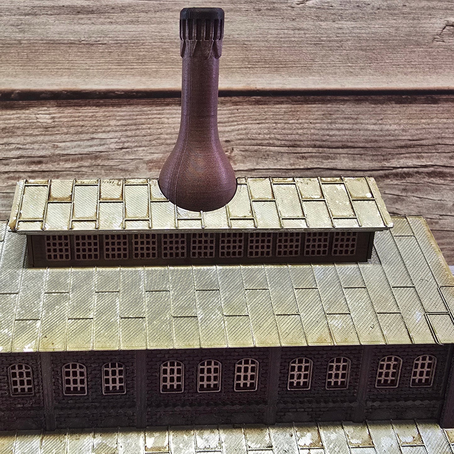 N Scale Jeannette Glass Factory Kit – 3D Printed Industrial Landmark | Resin & PLA | Dioramas, Layouts, Miniatures