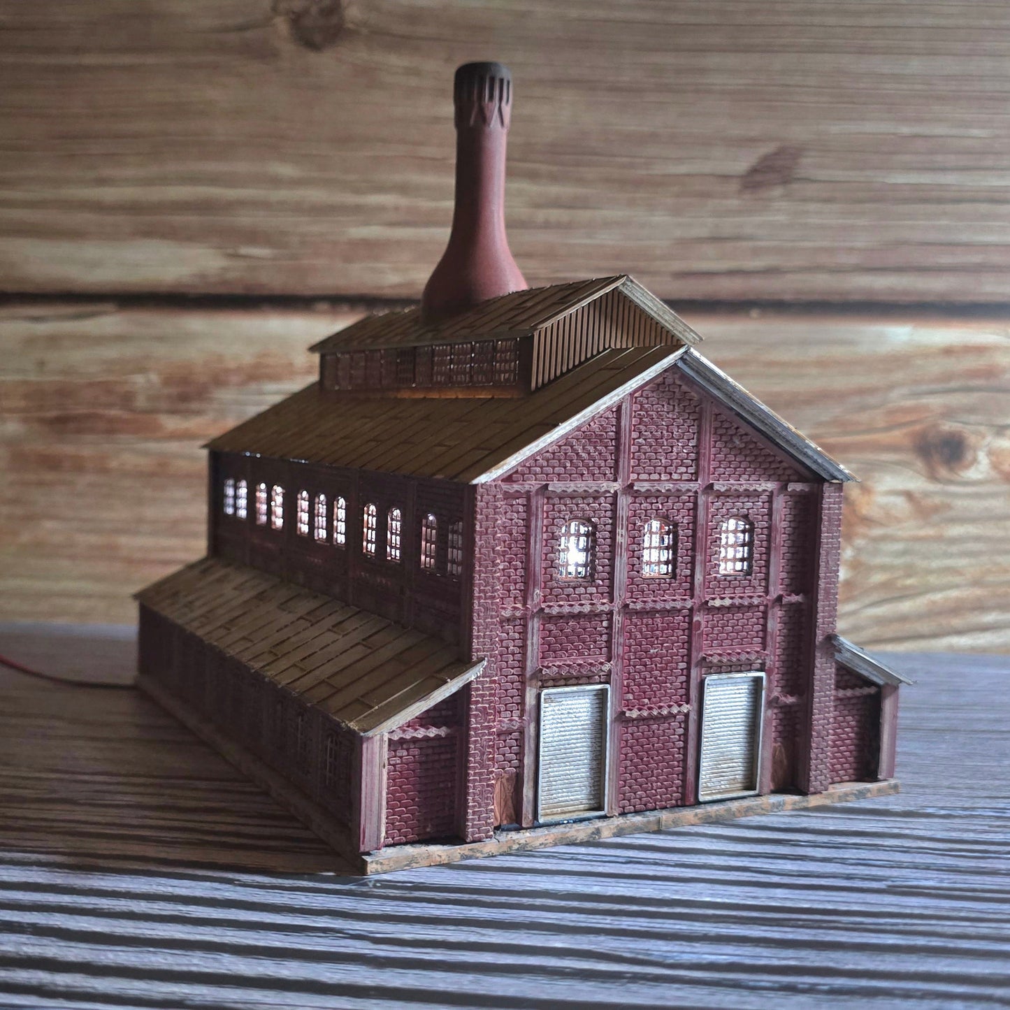 N Scale Jeannette Glass Factory Kit – 3D Printed Industrial Landmark | Resin & PLA | Dioramas, Layouts, Miniatures