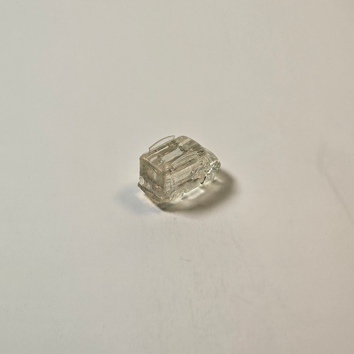 N scale Clear Resin Ice Cream Truck Vehicle – 12mm (1:160) Scale for Dioramas
