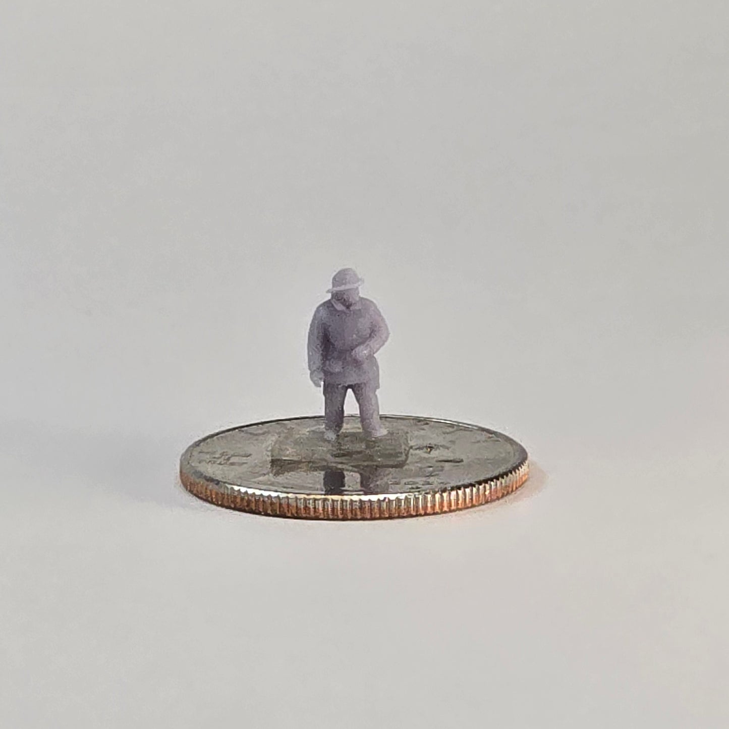 N Scale Fire Marshal – 12mm Authority Figure for Fire Scene or Town Layout