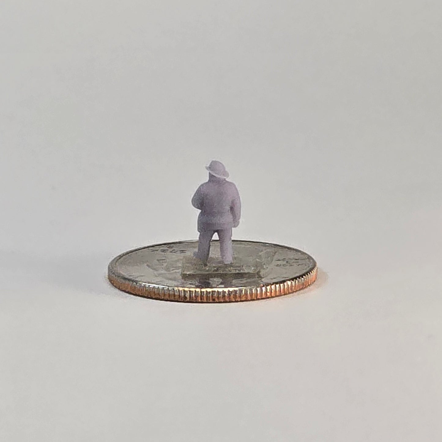 N Scale Fire Marshal – 12mm Authority Figure for Fire Scene or Town Layout