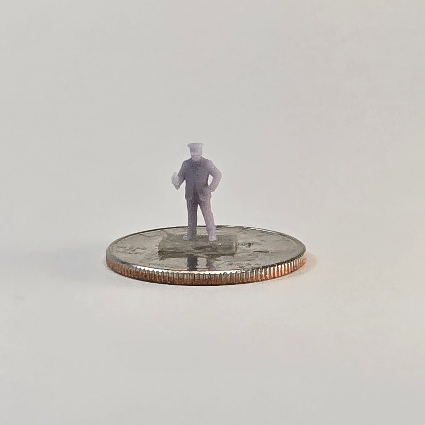 12mm Train Watchman – Miniature Figure for Dioramas