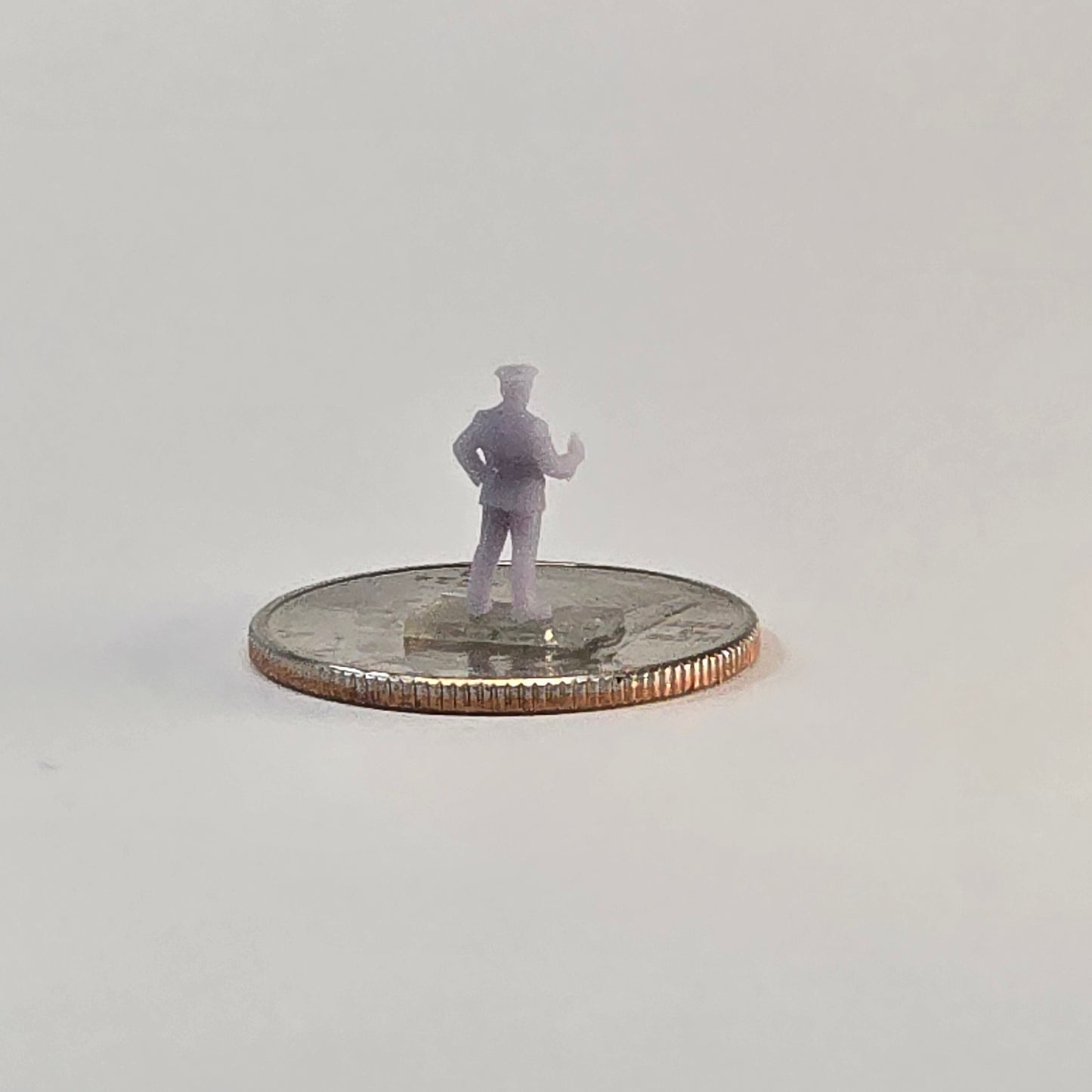 12mm Train Watchman – Miniature Figure for Dioramas