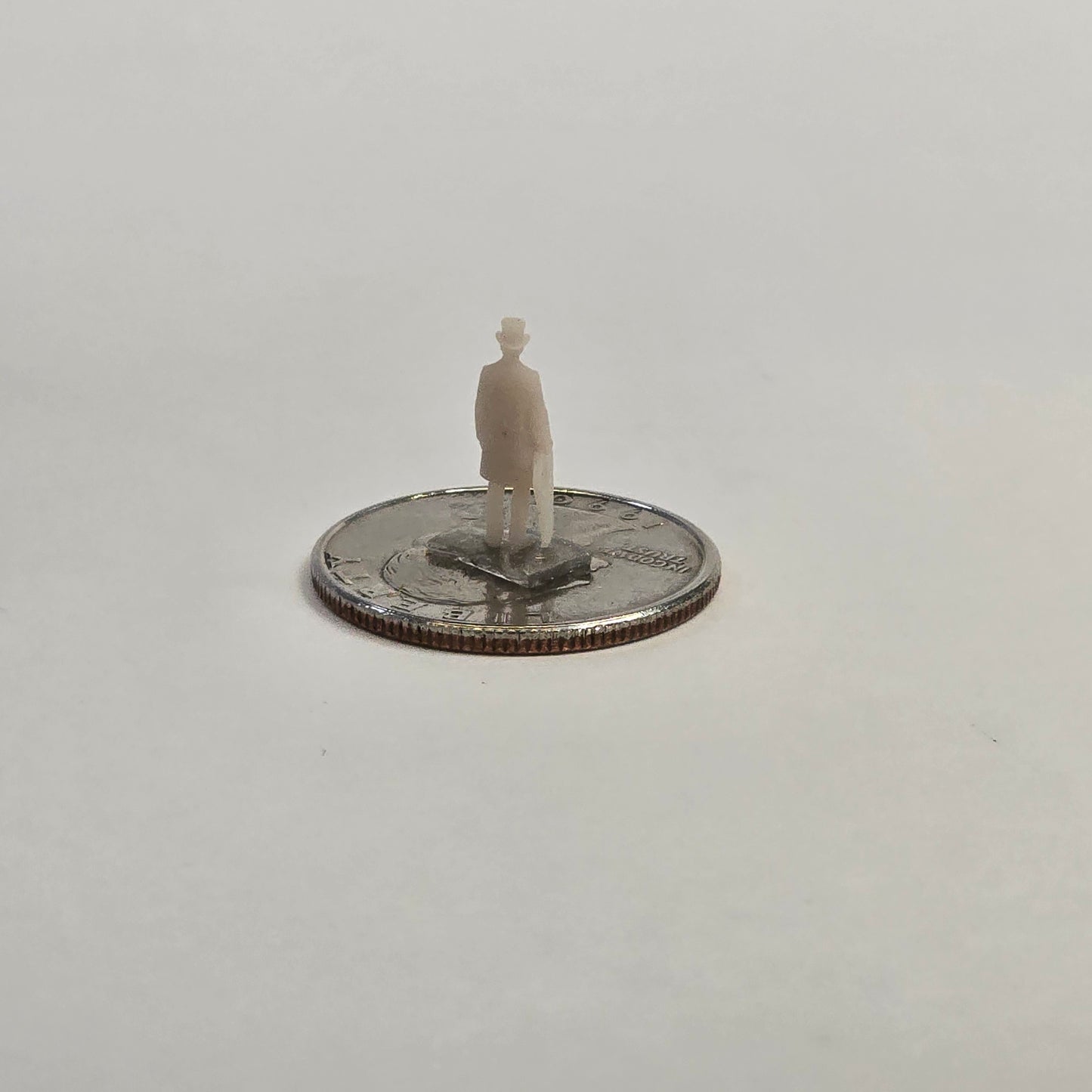 N Scale Undertaker | Unpainted Western Miniature for Dioramas & Train Layouts