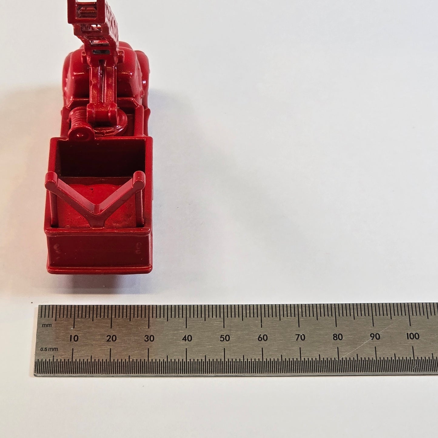 Singular: 1950s Ladder Truck in Firehouse Red (Hand-Painted Resin Model)