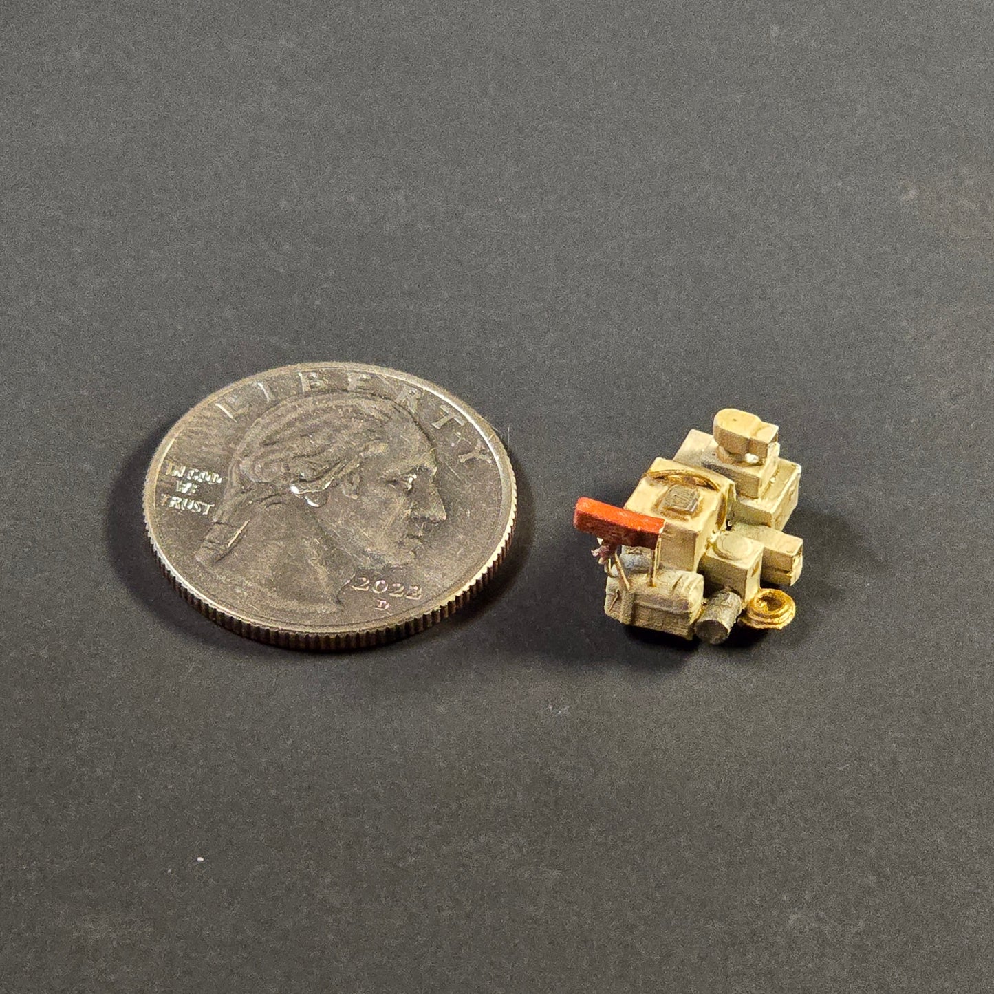 Miniature Lunar Tools & Supplies Module in Sculptural Resin (Unpainted) Prop