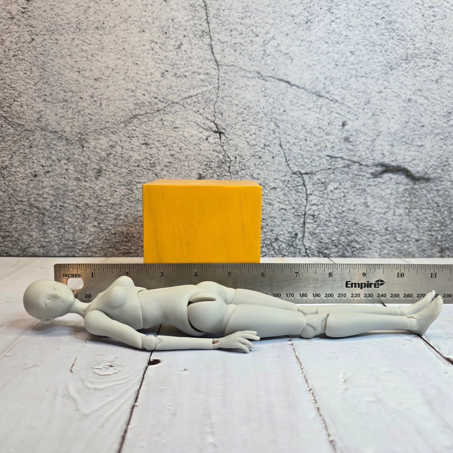 10” Custom Ball Jointed Doll Base – Modular Head System | Unpainted Resin Figure
