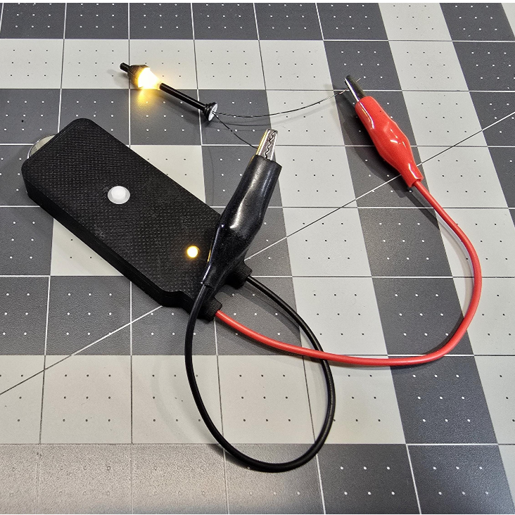 N Scale Lighted Track Tester – For DC & DCC Trains | Check Rail Power, Shorts & Direction (Copy)