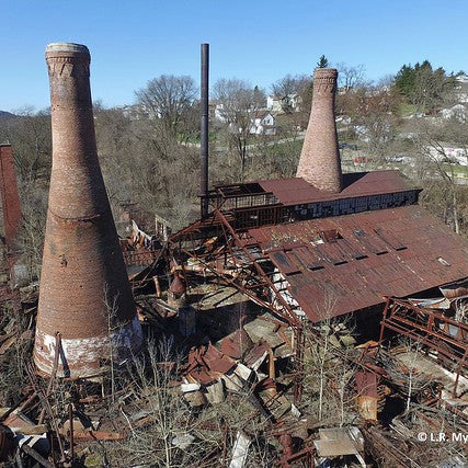 N Scale Jeannette Glass Factory Kit – 3D Printed Industrial Landmark | Resin & PLA | Dioramas, Layouts, Miniatures