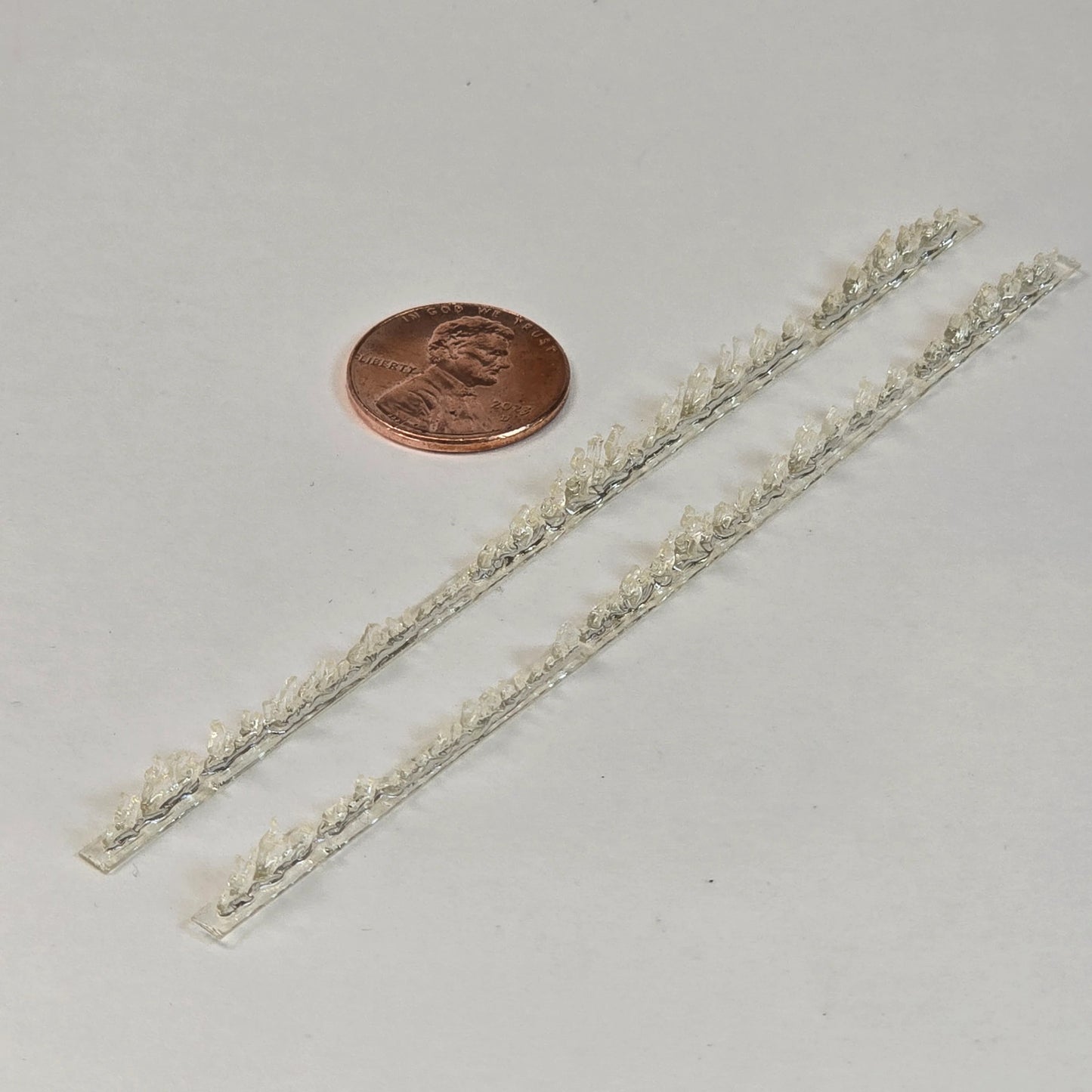 Clear Flame Strips for DeLorean Time Machine | N Scale Props | eBay-Style