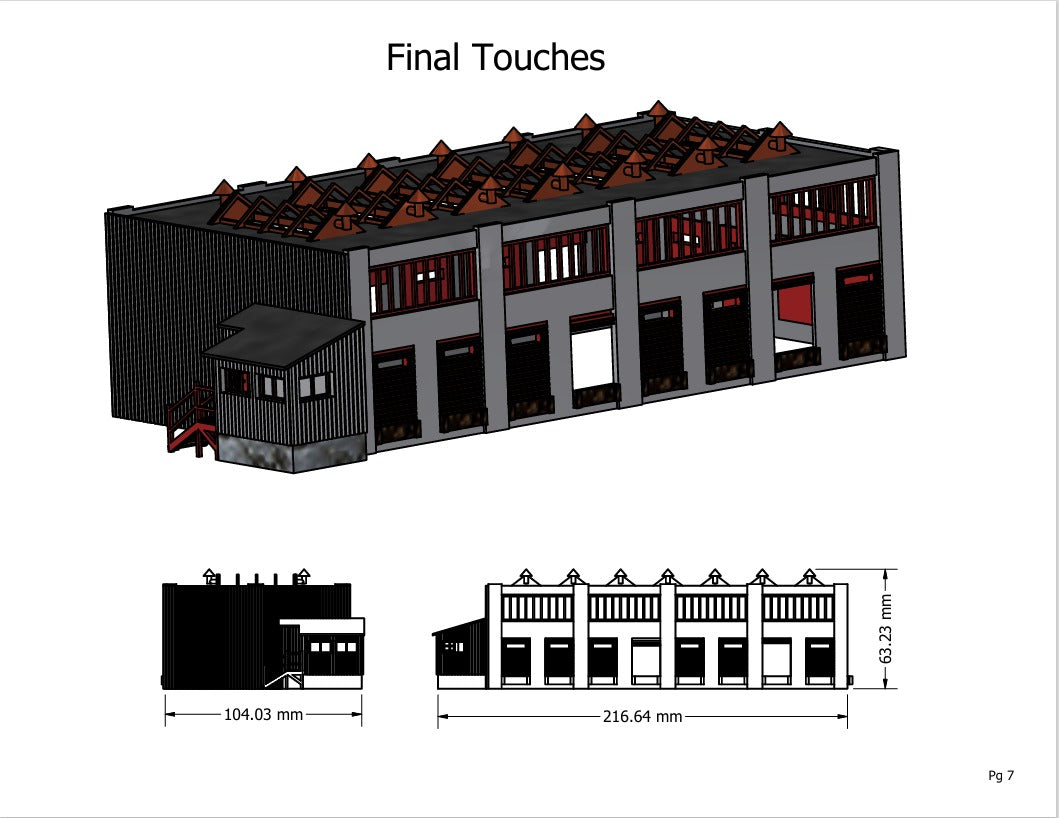N Scale Anheuser-Busch Distribution Center Kit