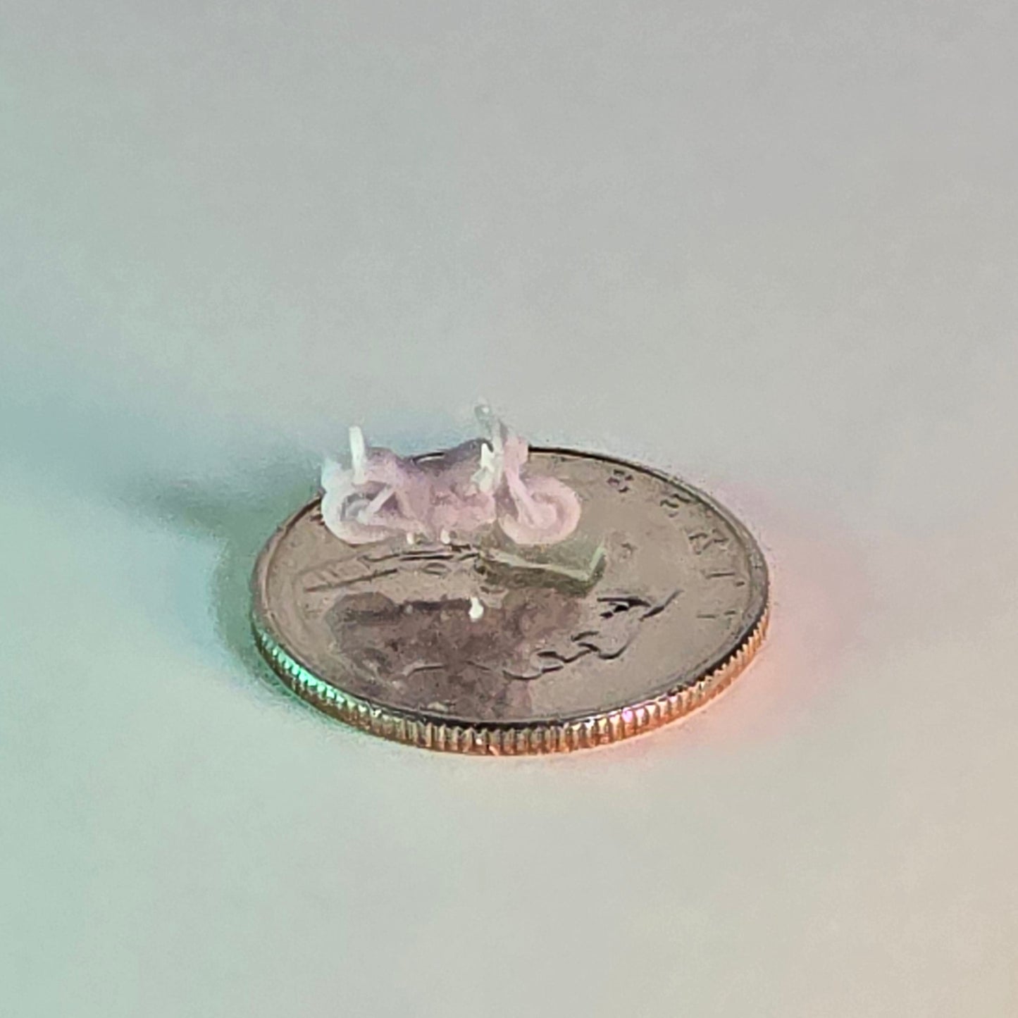 N scale Yamaha Virago-Style Motorcycle – Micro Resin Model Vehicle