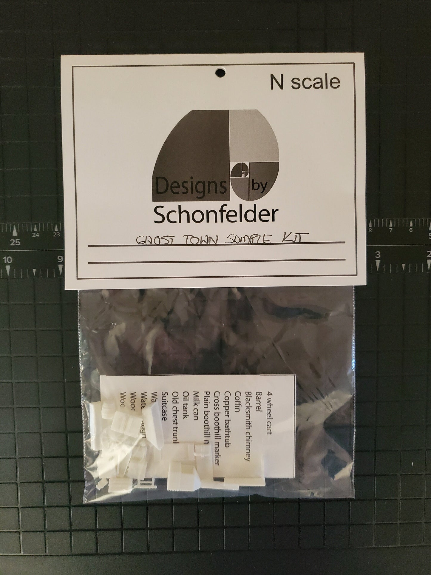 N Scale Old Western Ghost Town Sample Kit - Accessories - 3D Printed