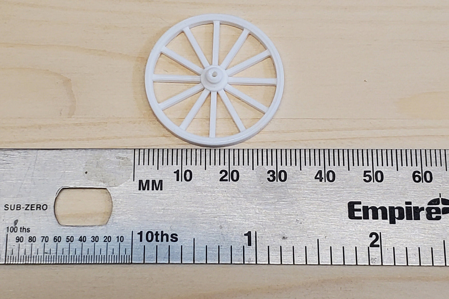 O gauge Wagon Wheel set 1800's style 3D printed , . Dioramas, Western's, Dollhouse, Miniature, War gaming, UNPAINTED Model 5 Pack - Trains