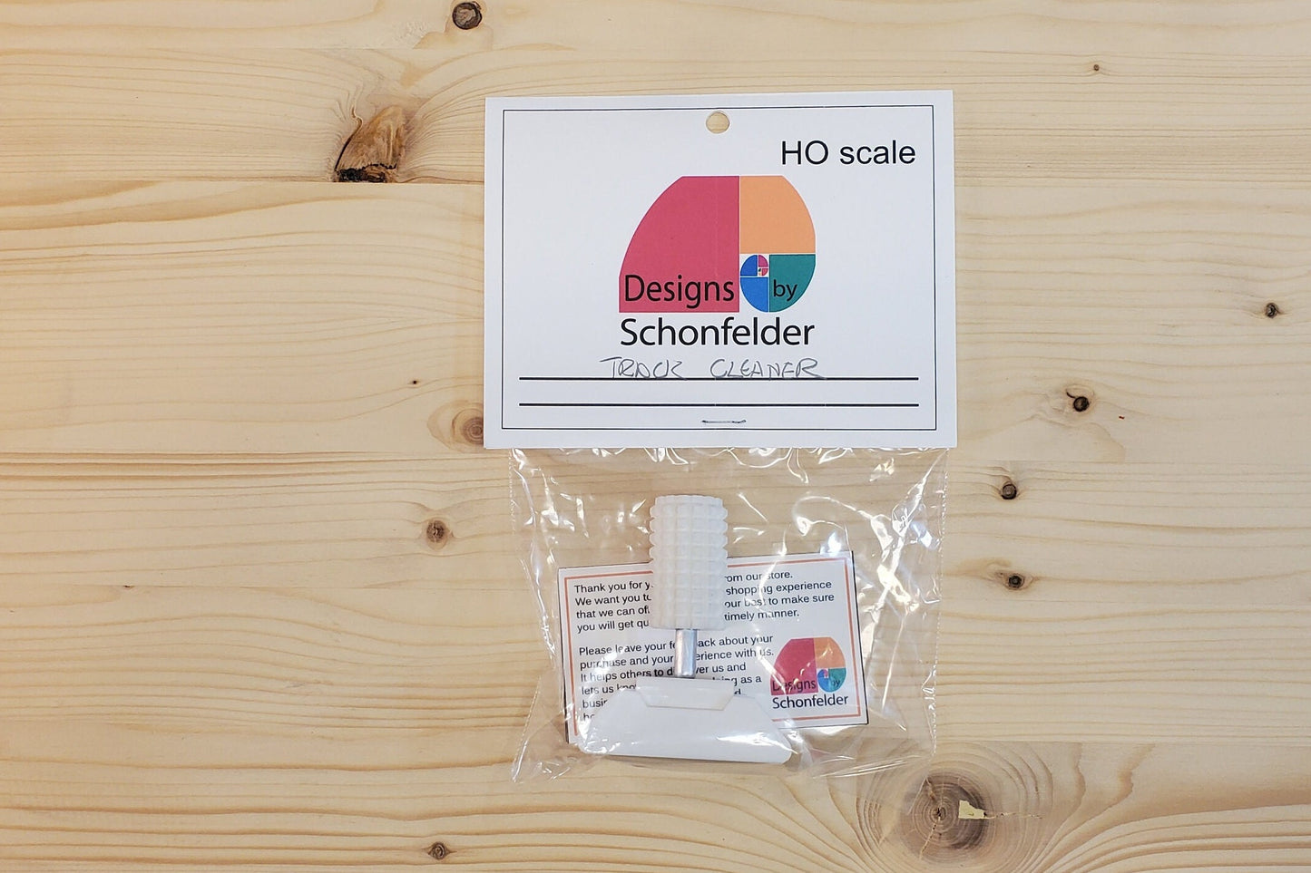 HO scale TRACK CLEANER kit with 4 cleaning pads included 3D printed for model train hobbyists
