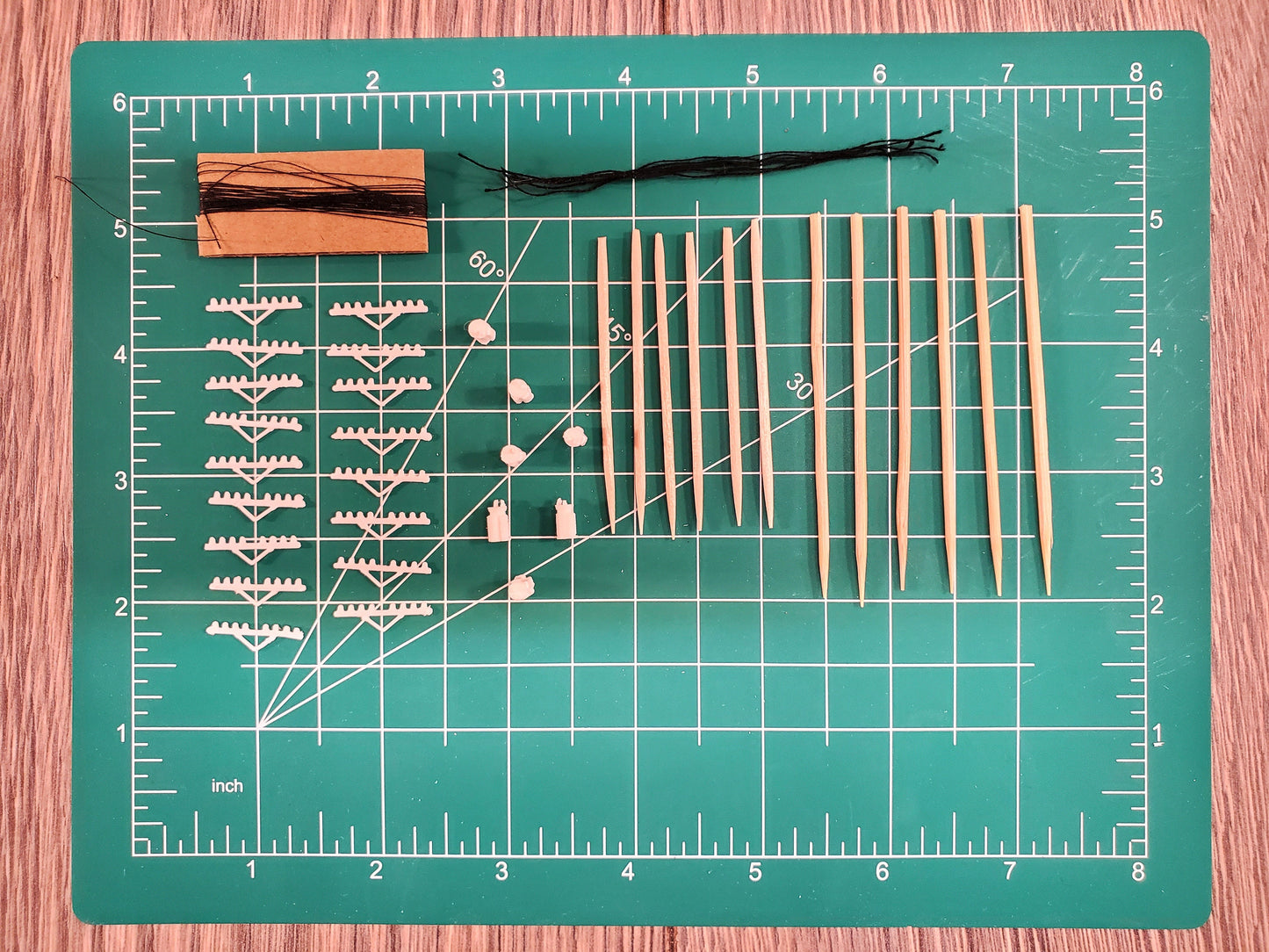 N scale Telephone Pole 3D printed kit with rigging (set of 6) for your dioramas, terrain, dollhouses, model trains, war gaming, miniatures,