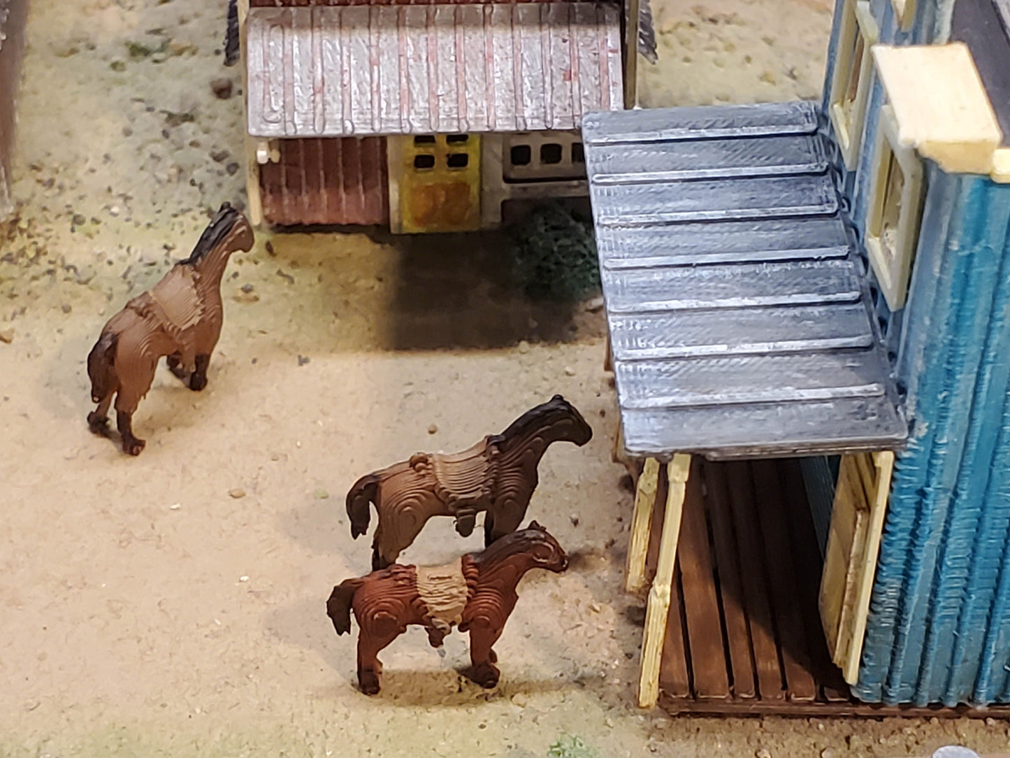 N Scale Western Bank Building Kit 3D Printed Pioneer-Era Model for Dioramas, Terrain & Layouts Unpainted w/ Instructions Included