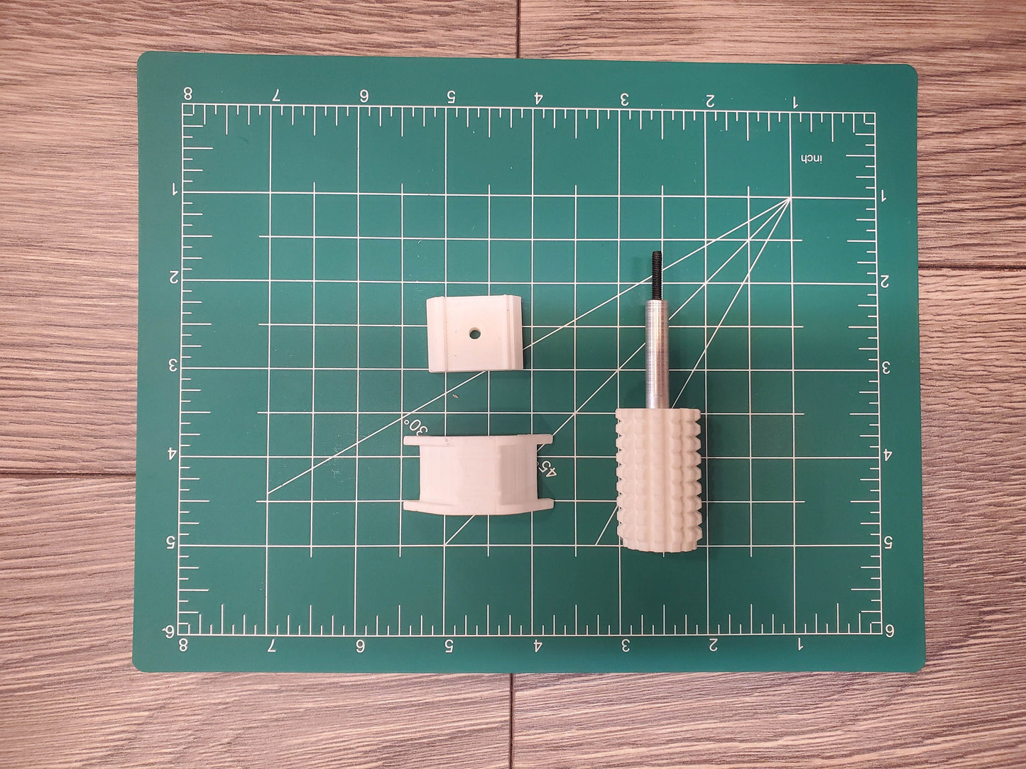 N scale New Revolutionary 3D-printed TRACK CLEANER kit Improved for ballasted switches with 4 pads & instructions. Keep your trains clean.