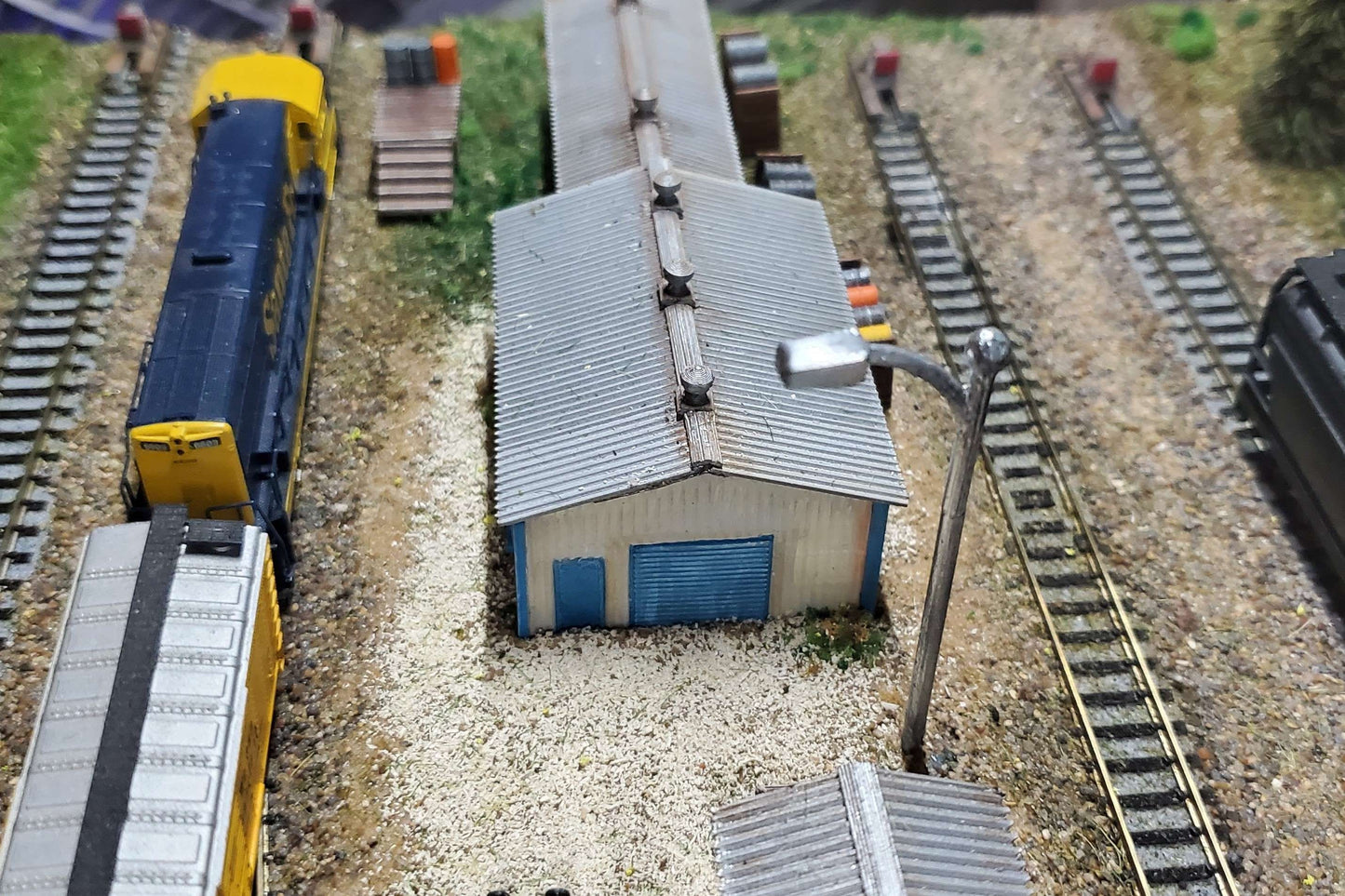 N Scale Unpainted Metal Building Kit Wide Structure for Dioramas, Terrain & Layouts. Just Paint and Go! Great for Model Train Hobbyists