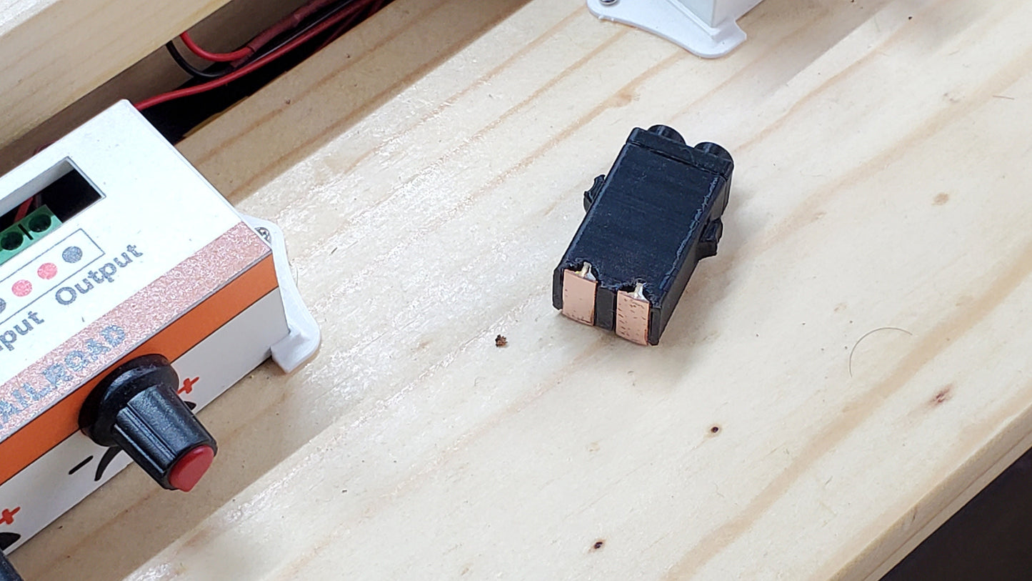 N scale Lighted track tester for DC and DCC trains - check the condition of your rails