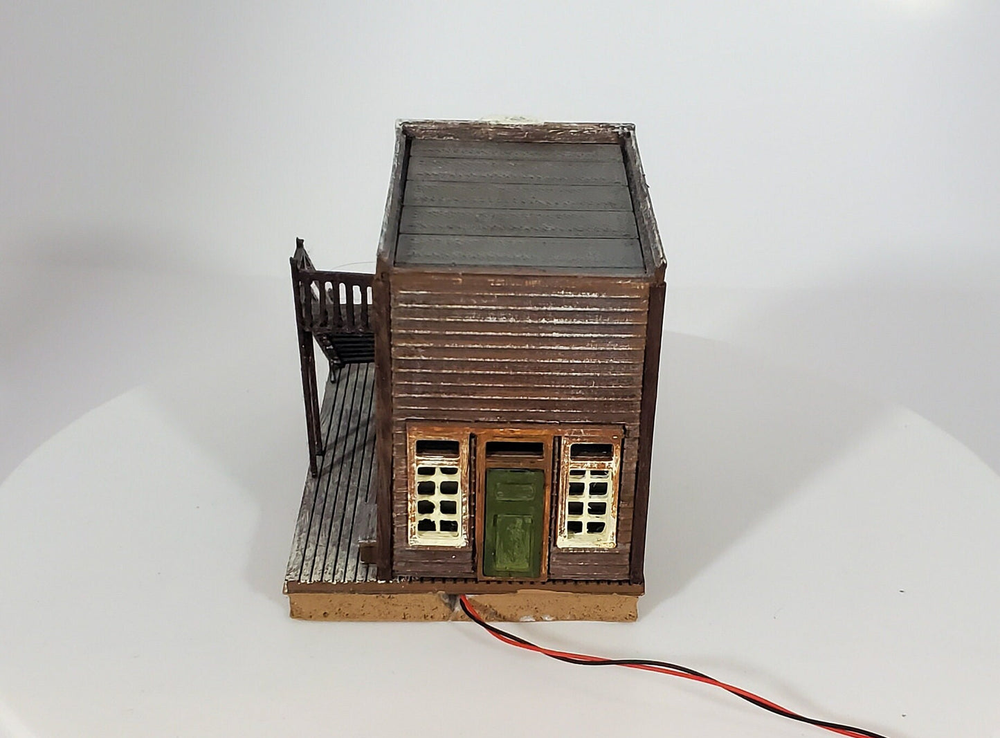 N scale BATH HOUSE - 3D printed plastic model Old wild west Pioneer building Kit-unpainted kit with instructions - Dioramas - Terrain
