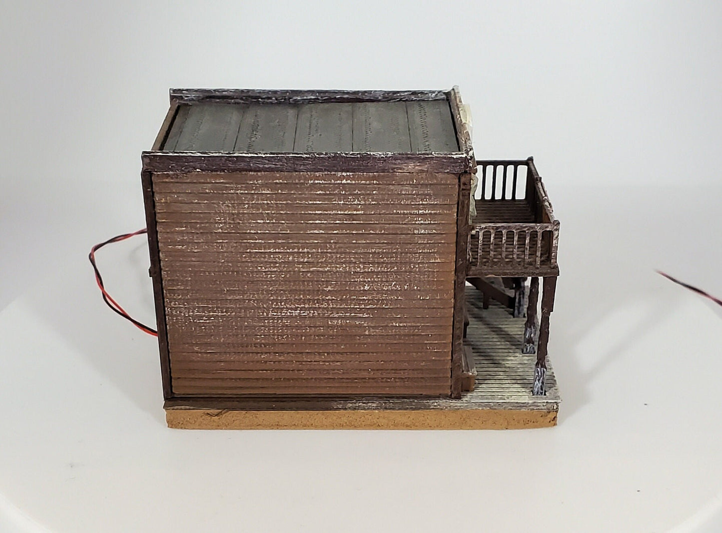 N scale BATH HOUSE - 3D printed plastic model Old wild west Pioneer building Kit-unpainted kit with instructions - Dioramas - Terrain