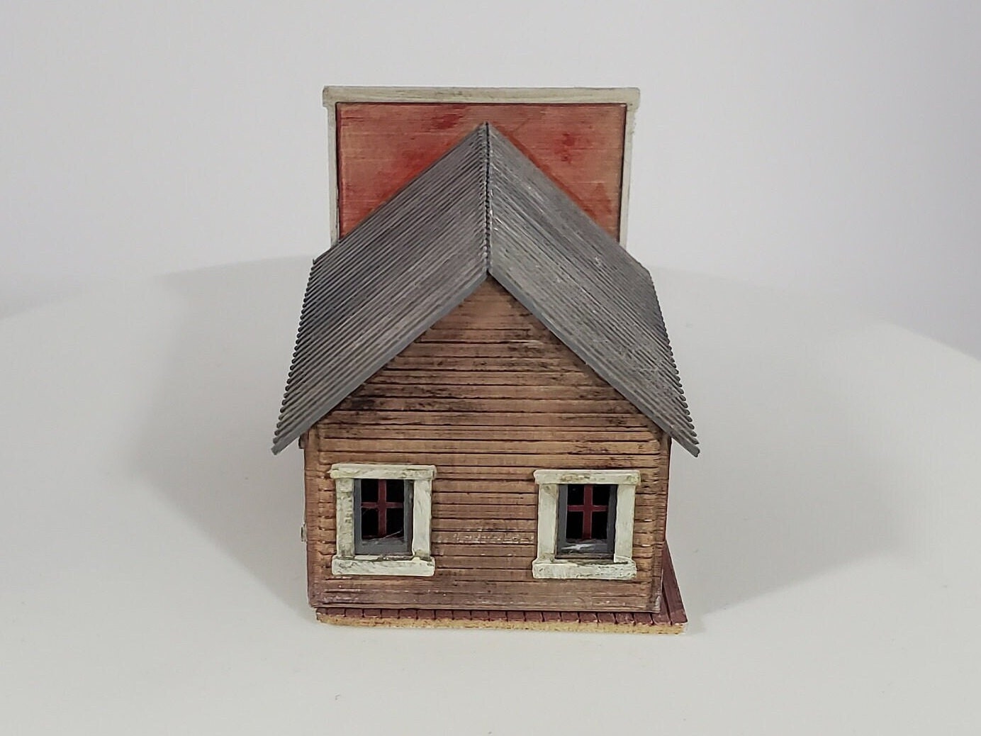 N Scale Undertaker Building Kit 3D Printed Old West Pioneer Model for Dioramas, Terrain, Mini Scenes, and Layouts Unpainted PLA