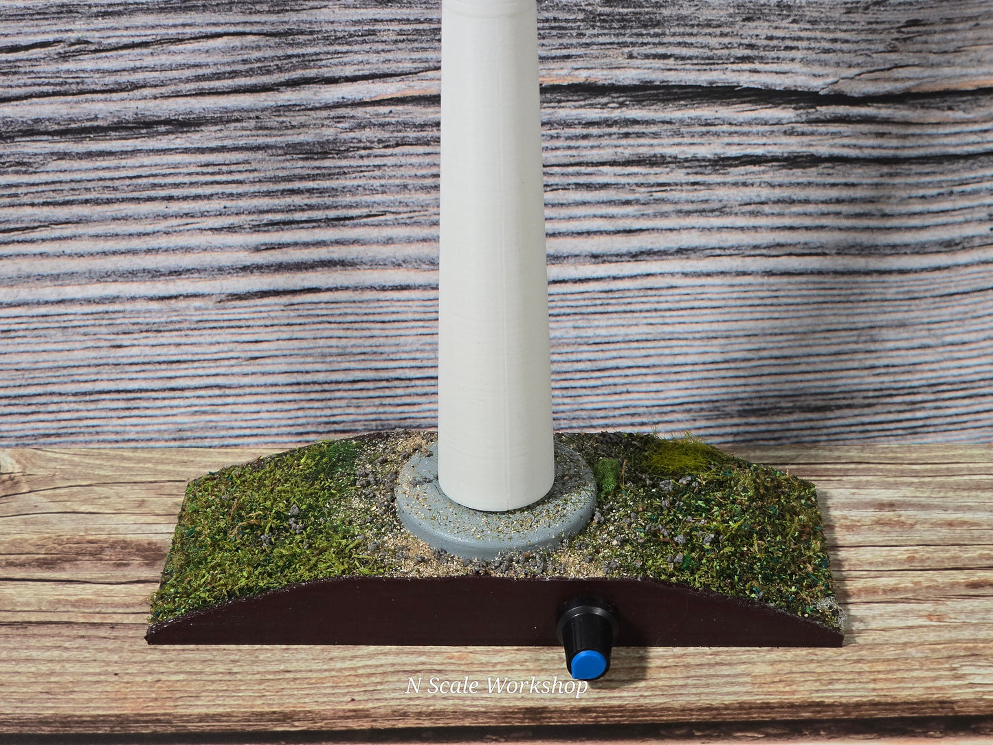 Ready-Built 19" Tall - Working wind Turbine for Display, Dioramas, conversation pieces, and miniatures. All original and one of a kind.