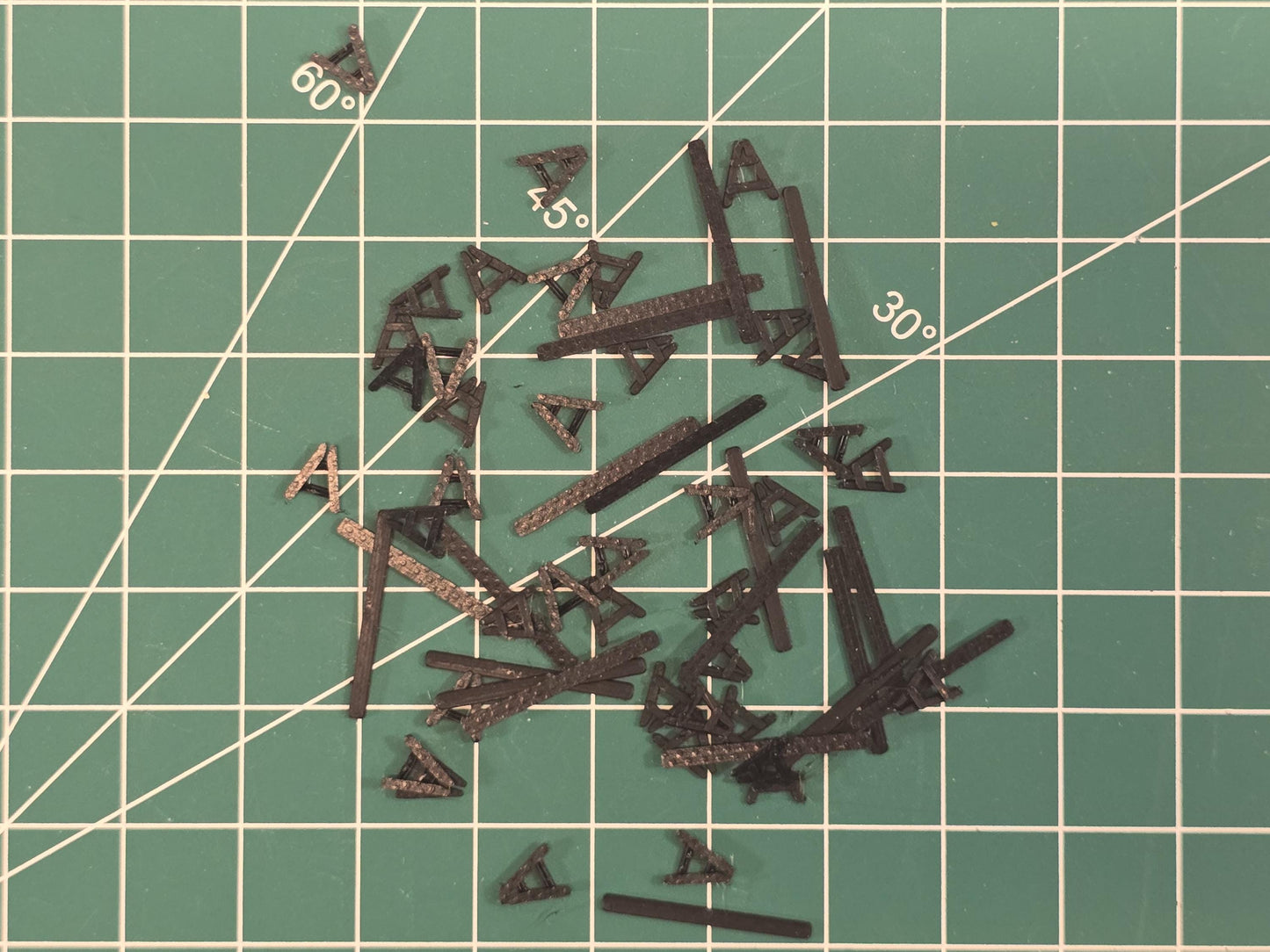 N Scale Wood Barrier Set (20 Pieces) 3D Printed for Pioneer Barnyards, Dioramas, Model Trains, Dollhouses & Wargaming Unpainted