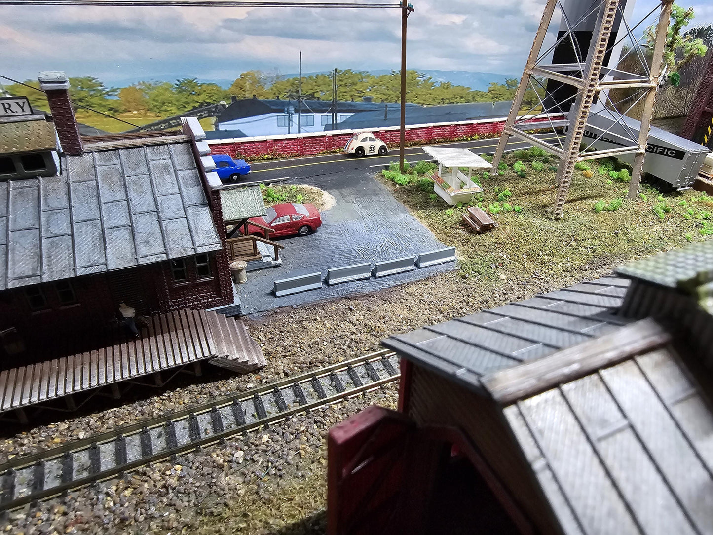 N scale concrete jersey barrier 3D printed for Pioneer Barnyard styles, Dioramas, trains Dollhouse Miniatures War Craft UNPAINTED set of 20