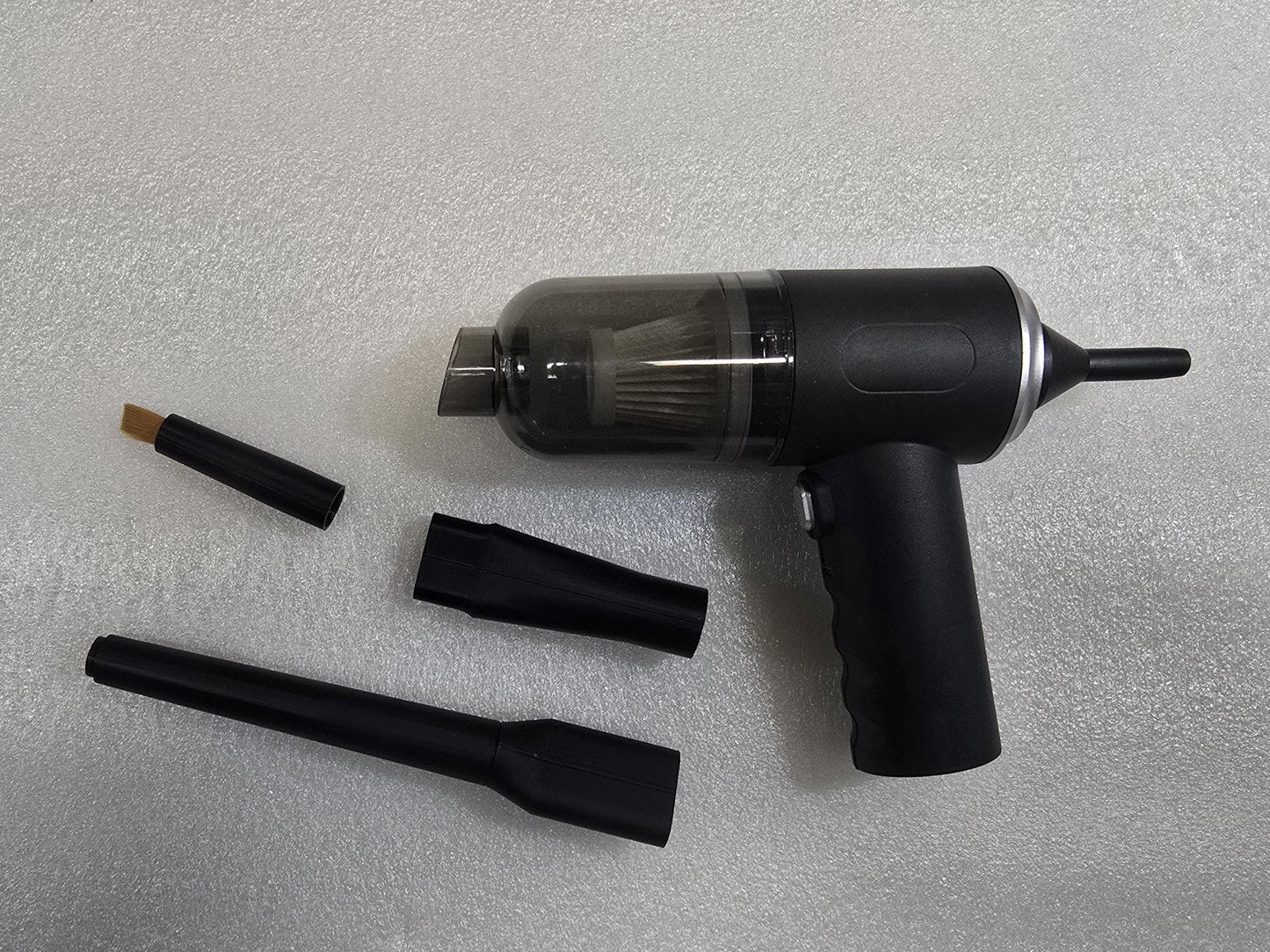 Duster Buster Cordless Vacuum Cleaner with soft Brush, perfect for Model Railroads, Miniatures, and Dioramas, safe & Effective Dust Removal.