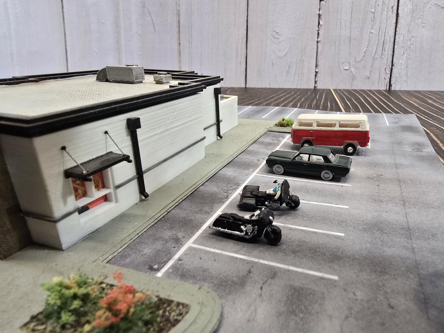N Scale Instant Download N scale Parking Lot wallpaper-8 1/2" x 11 PDF Seamless texture for Dollhouse, Dioramas, Model Trains, gaming