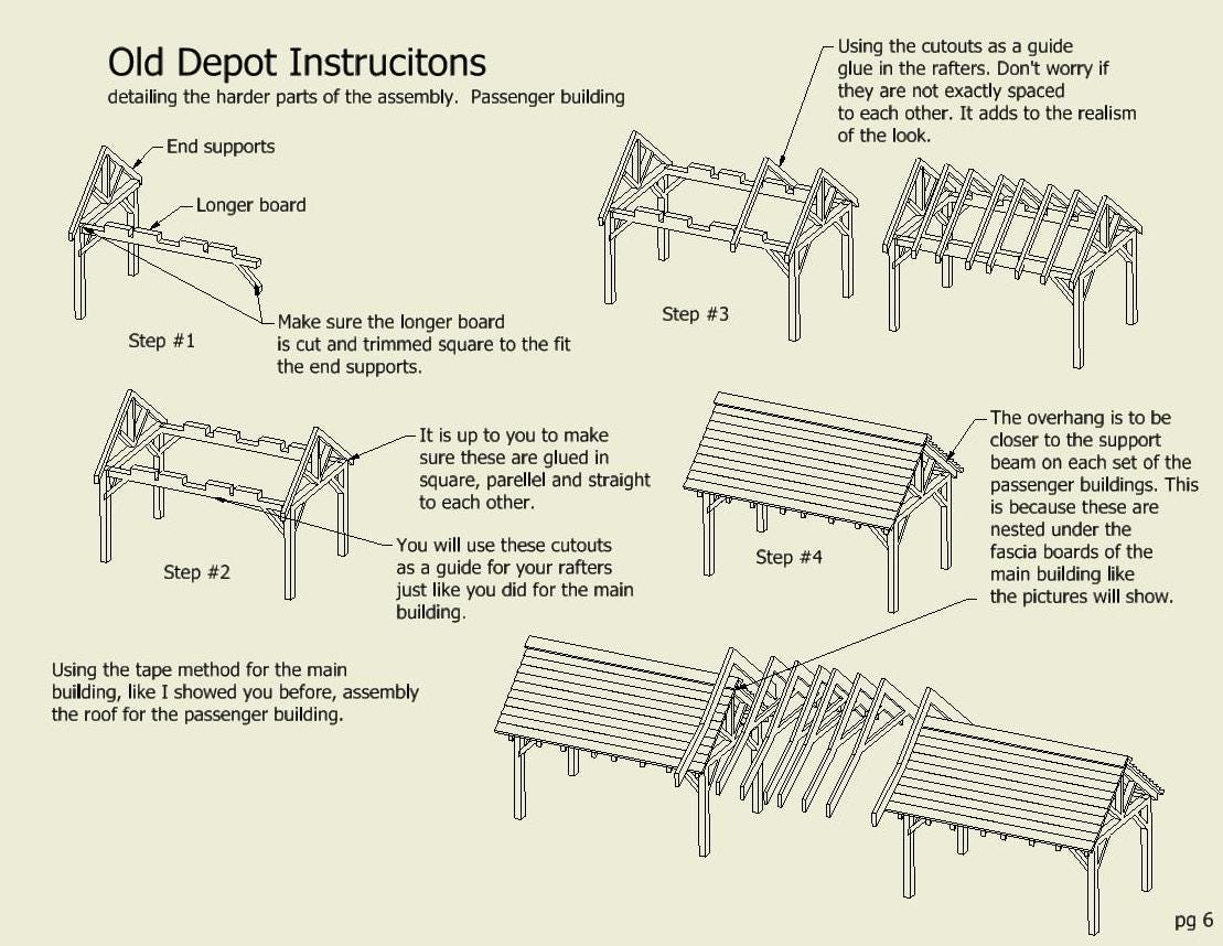 N Scale Old Western Train Depot Kit 3D Printed Pioneer-Style Building w/ Detailed Instructions for Dioramas, Layouts & Mini Scenes
