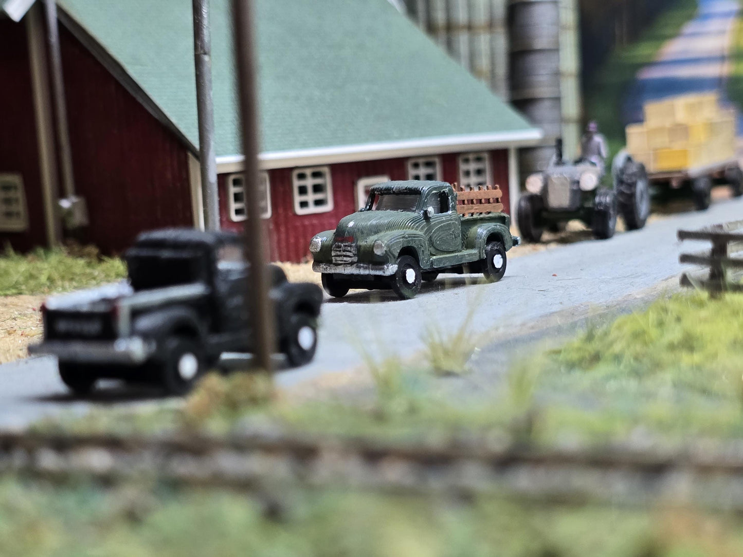N Scale 2 Apache Trucks Fully Assembled, Resin Printed with Fine Detail Ideal for Dioramas, Model Railroads, or Collectors