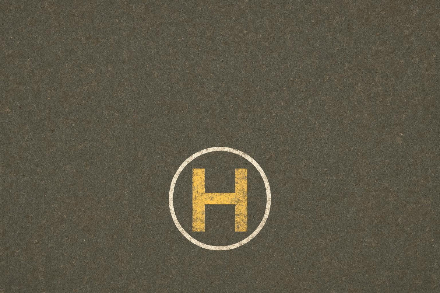 Instant Download N scale Printable Helipad & Hangar Backdrop Digital Download (3 File Set)