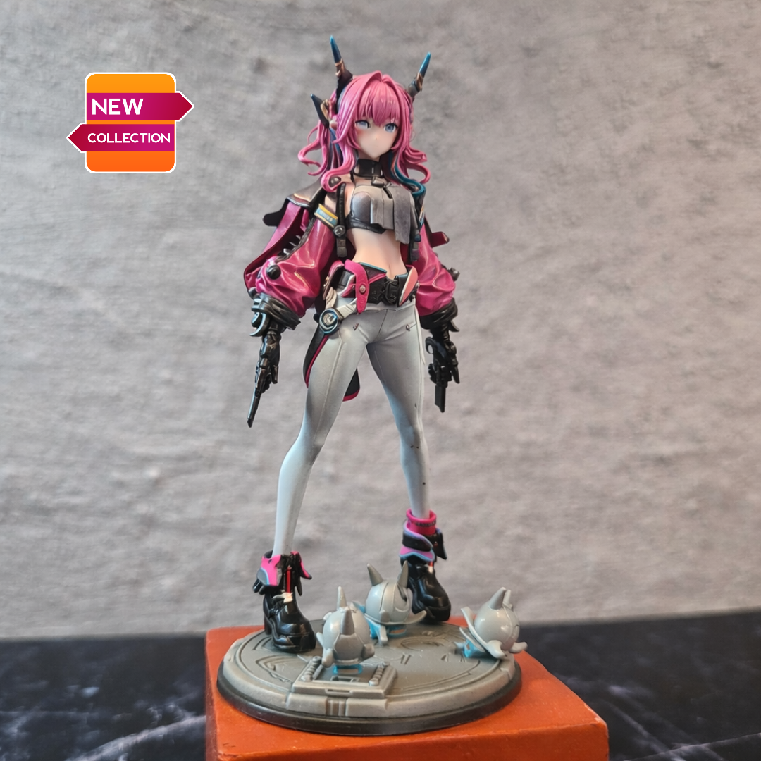 Desk Mate Collectible – Yvonne Demon Trickster – Made-to-Order 90mm Resin Figure