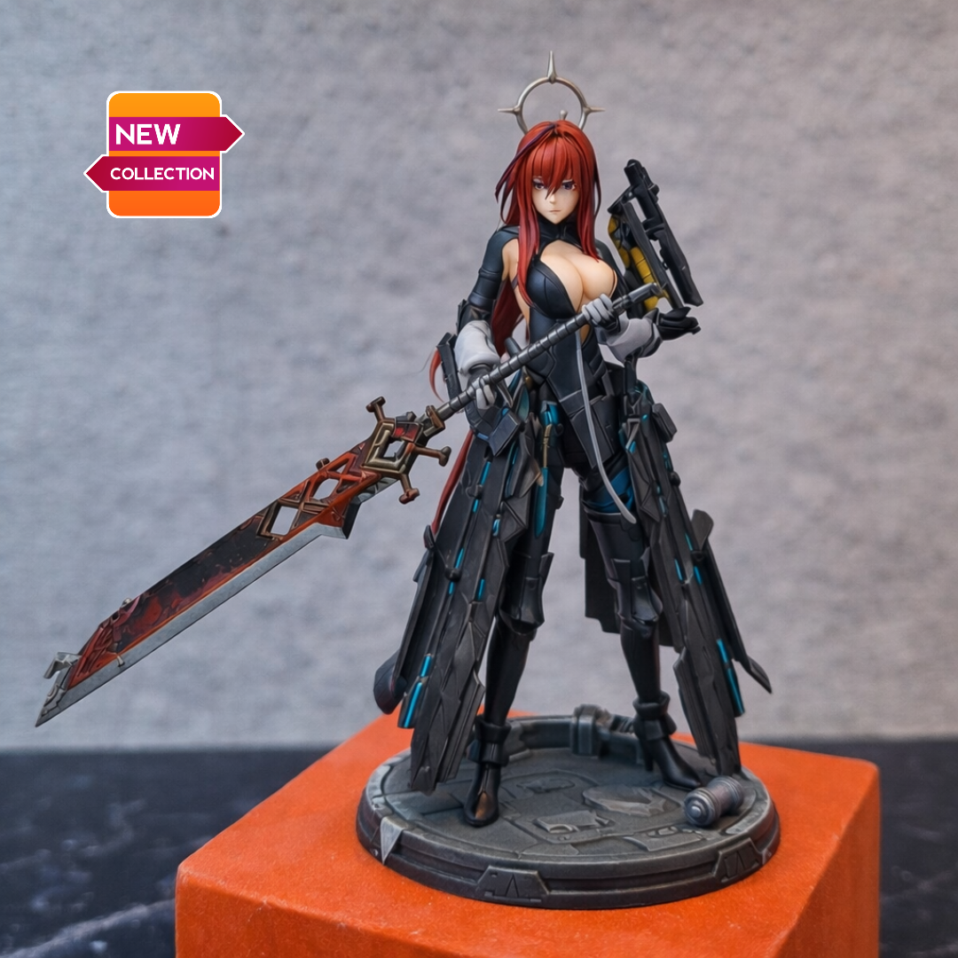 Desk Mate – Astra Halo Vanguard – Made-to-Order Resin Desktop Collectible – 90mm