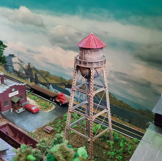 N Scale English Signal Box Tower Kit – 3D Printed Diorama Building | Uffington-Inspired Unpainted Model (Copy)