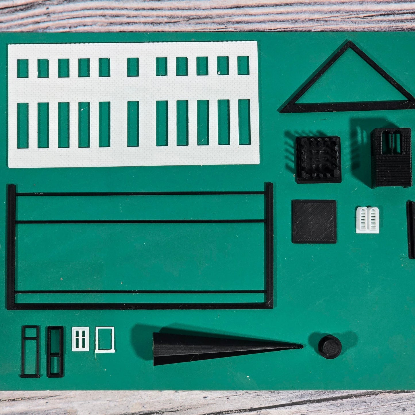 N Scale Trinity Church Building Kit – Includes Stained Glass Windows for Dioramas & Model Train Layouts