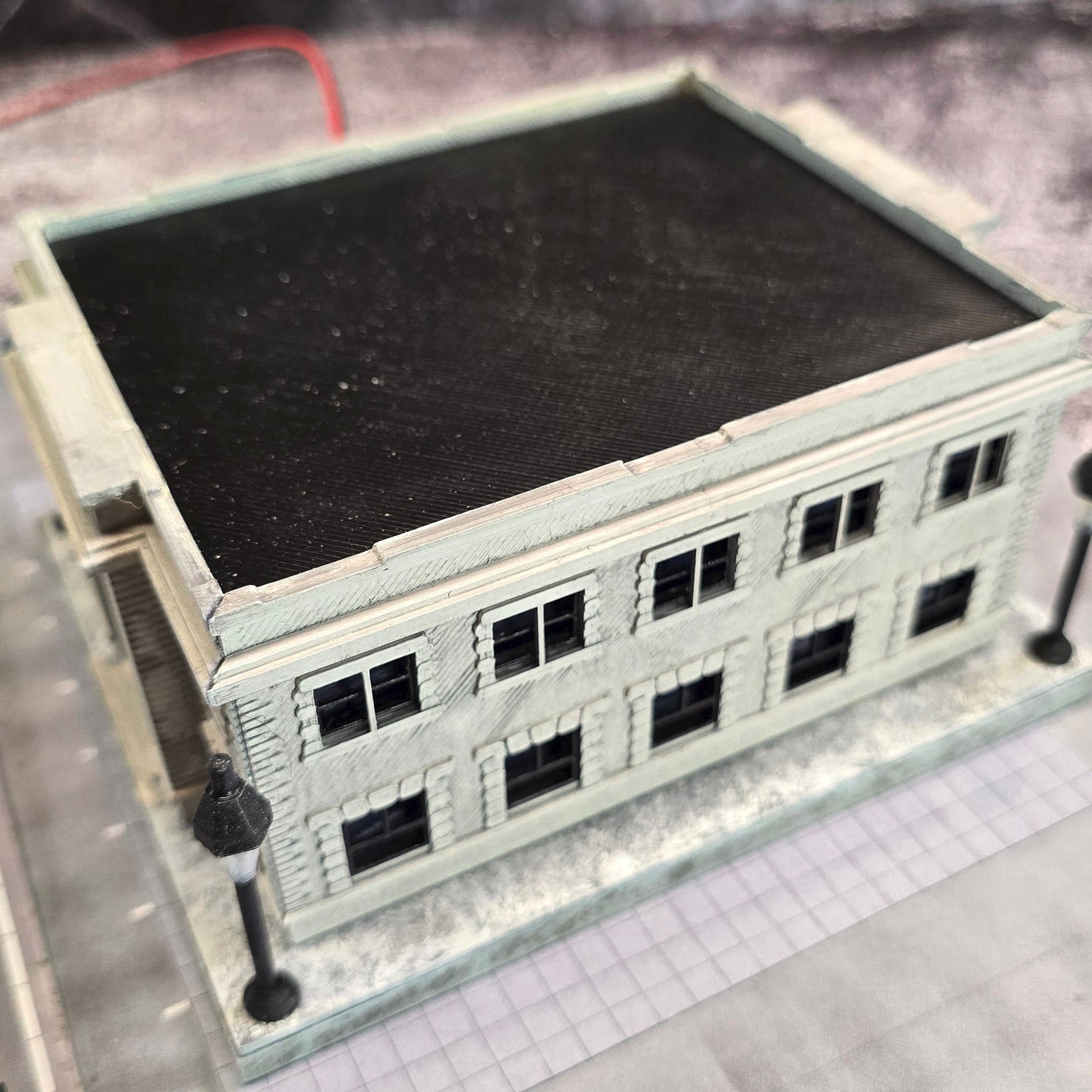 N Scale Historic Meriden Post Office (1909) – Ready-Built Beaux-Arts Miniature for Model Railroad Layouts & Dioramas