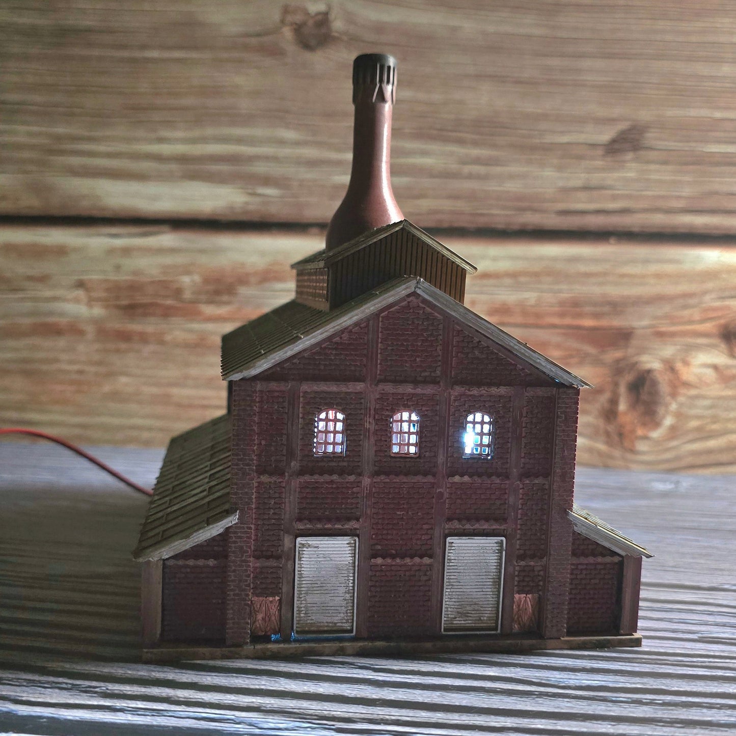 N Scale Jeannette Glass Factory Kit – 3D Printed Industrial Landmark | Resin & PLA | Dioramas, Layouts, Miniatures