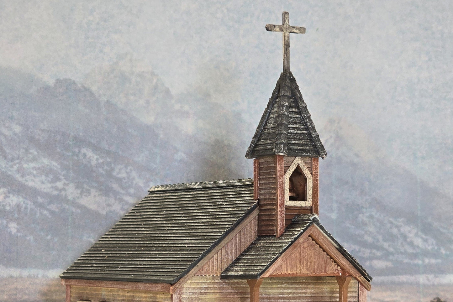 N scale Hand Painted Resin Printed Western Building – Diorama, doll houses, scale modelers, camera props, scene building