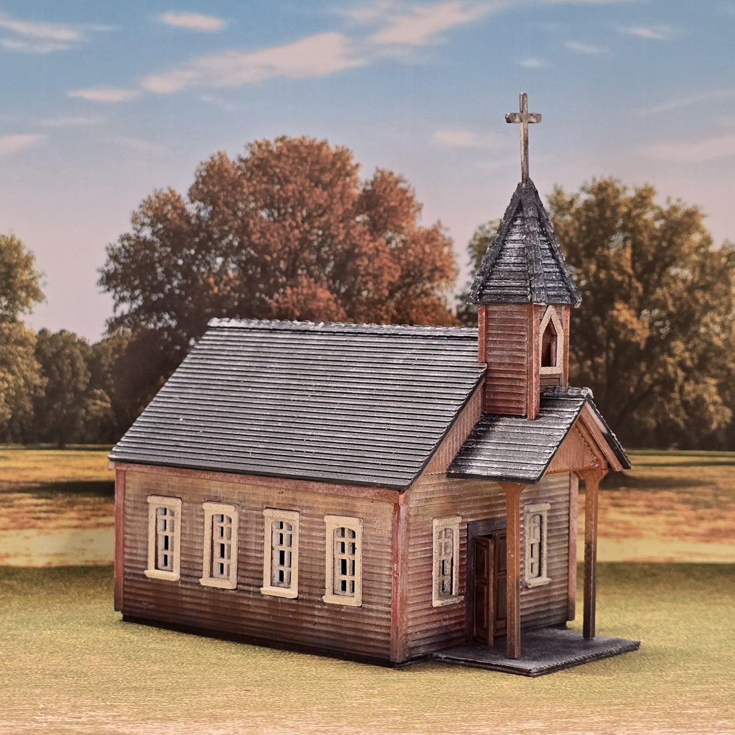 N scale Hand Painted Resin Printed Western Building – Diorama, doll houses, scale modelers, camera props, scene building