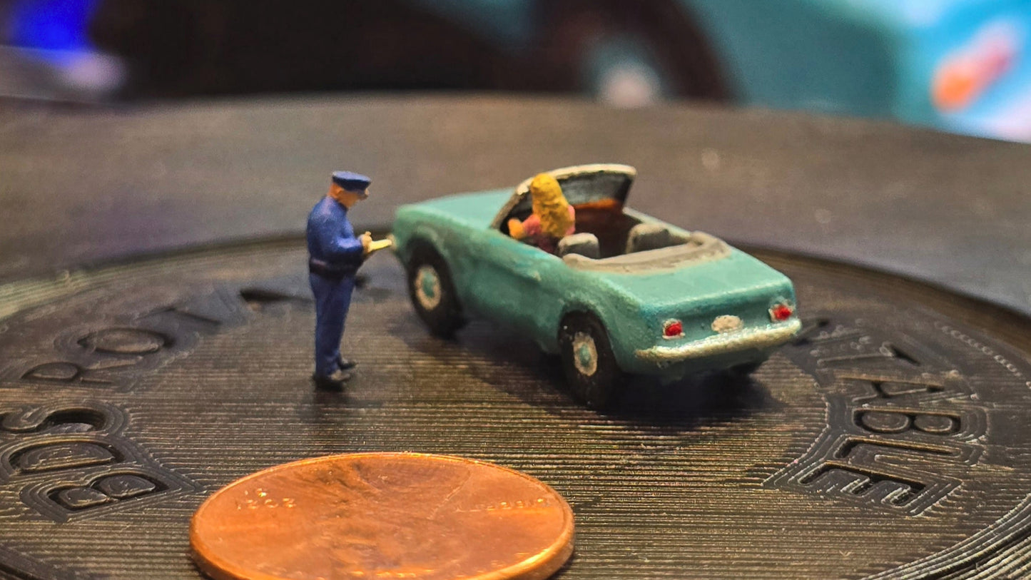 12mm Hand Painted Resin Printed Caught in the Act – Diorama, doll houses, scale modelers, camera props, scene building